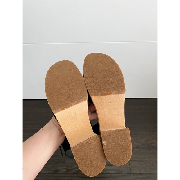 Swedish Hasbeens Renja Clog Sandal // Black - Picture 7 of 9